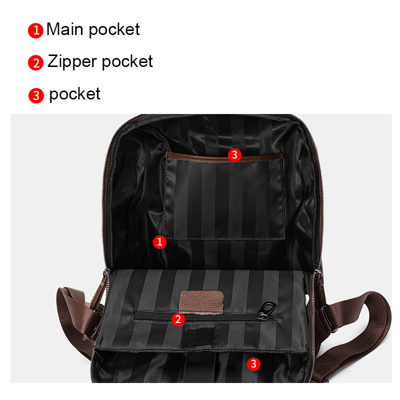 Genuine Cowhide Womens Backpack,Pebbled Grain Vertical Rucksack,Large Capacity Multi Compartment Daily Travel Shoulder Bag
