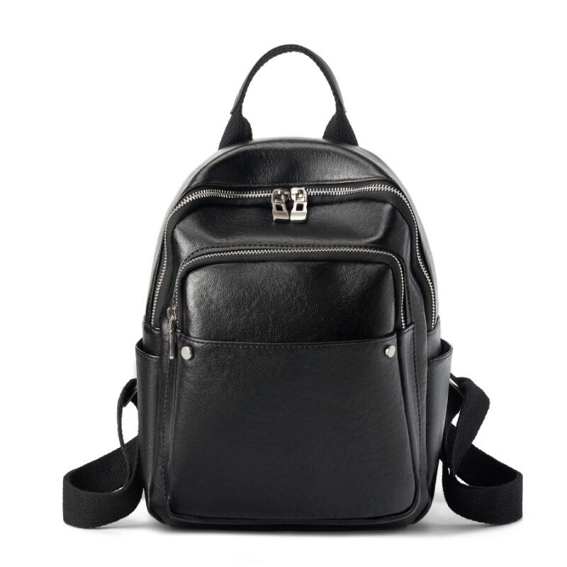 Genuine Cowhide,Smooth Soft Grain,Backpack,Women Anti Theft Convertible Bag,Backpack Carry,Hand Single Shoulder Carry,Daily Commute,Short Travel