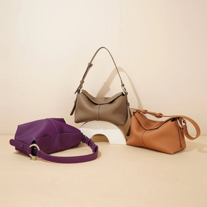 New underarm bag Aidrani top layer cowhide crossbody bag commuting women's versatile handbag genuine leather shoulder bag