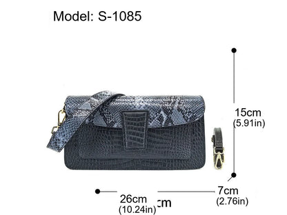 Genuine Cowhide Women Long Wallet, Snake Print Bifold Card Purse, Aidrani Leather Clutch for Daily Travel Shopping Use