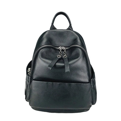 Genuine Cowhide New Travel Backpack, Aidrani Women Leather Rucksack, Casual Shoulder Bag for Work Daily Use