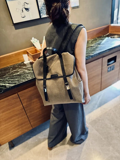 Genuine Cowhide New Women Backpack, Aidrani Fashion Leather Rucksack, Casual Shoulder Bag for Travel Work Daily Use