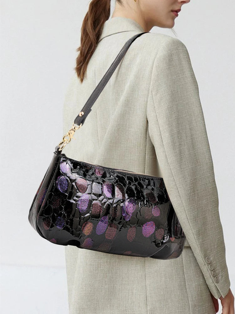 Aidrani 2026 New Style Purple Crossbody Handbag for Middle-Aged Women, Elegant, Spacious Mommy Bag