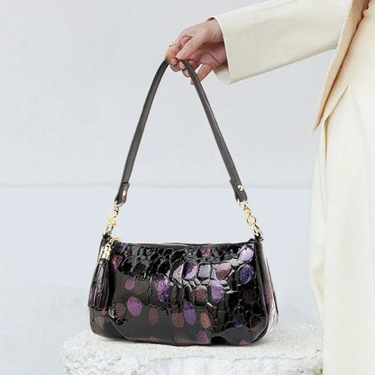 Aidrani 2026 New Style Purple Crossbody Handbag for Middle-Aged Women, Elegant, Spacious Mommy Bag