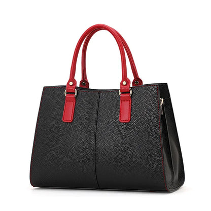 Aidrani 2026 High-End Women's Genuine Leather Cowhide Tote Bag Letter Design Underarm Shoulder Bag Fashion Accessory