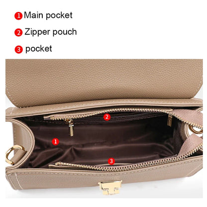 Aidrani Genuine Leather Women's Bag, Summer Top-Grain Cowhide Ladies' Bag, New Fashionable Tote & Crossbody Small Square Bag