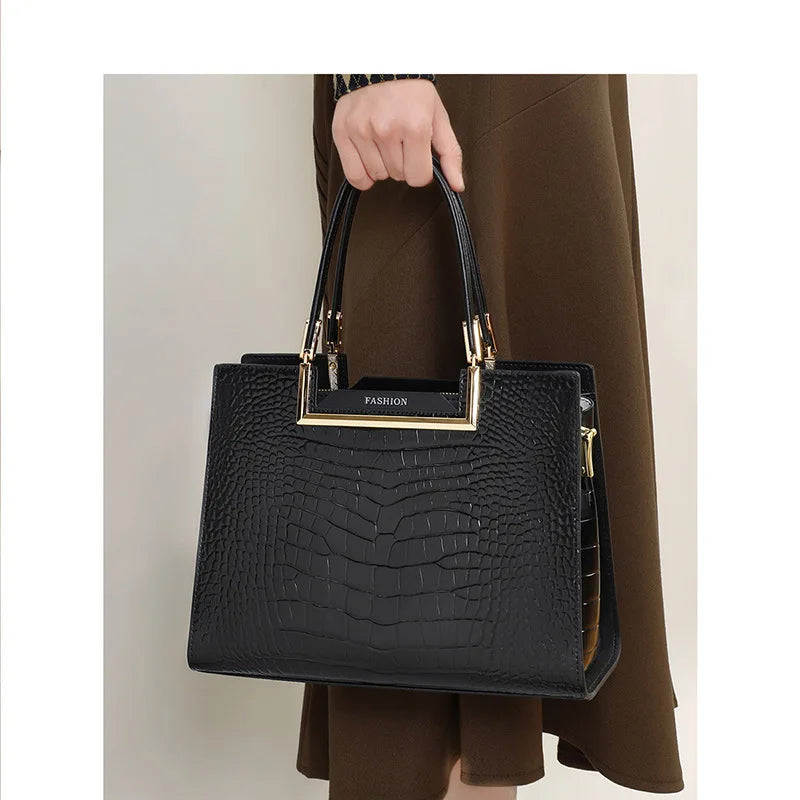 Aidrani New genuine leather women's bag crossbody bag, new Chinese style versatile high-end wedding bag, hand-held mother bag