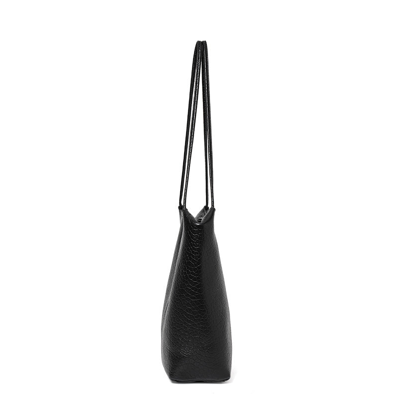 Genuine Natural Cowhide Bubble Grain Womens Mini Bucket Handbag,Vertical Ultra Lightweight Multi Pocket Casual Daily Commute Travel Shoulder Purse